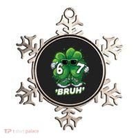67 Bruh St. Patrick's Day Funny 6-7 Meme Six Seven Ornament thumb 0