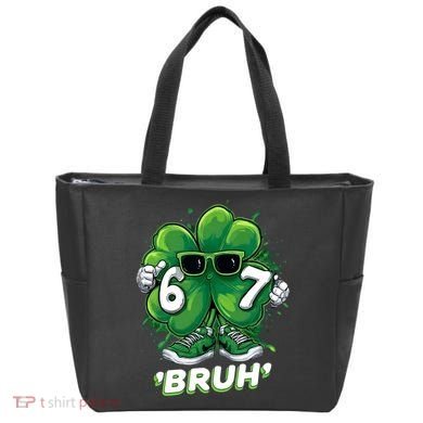 67 Bruh St. Patrick's Day Funny 6-7 Meme Six Seven Bag