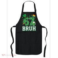 67 Bruh St Patrick’s Day 6-7 Funny Meme Apron thumb 0