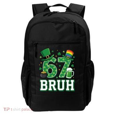 67 Bruh St Patrick’s Day 6-7 Funny Meme Backpack