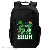 67 Bruh St Patrick’s Day 6-7 Funny Meme Backpack thumb 0