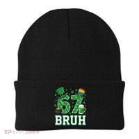 67 Bruh St Patrick’s Day 6-7 Funny Meme Beanie thumb 0