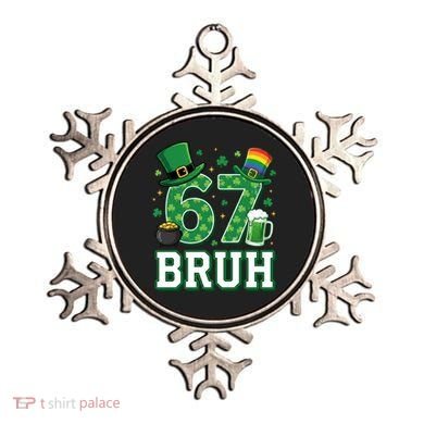 67 Bruh St Patrick’s Day 6-7 Funny Meme Ornament