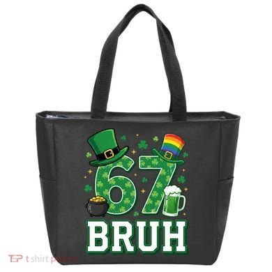 67 Bruh St Patrick’s Day 6-7 Funny Meme Tote Bag