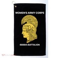 6888th Battalion Six Triple Eighth Black Female Wwii Heroes Golf Towel thumb 0