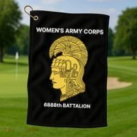 6888th Battalion Six Triple Eighth Black Female Wwii Heroes Golf Towel thumb 1