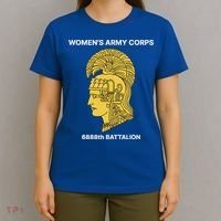 6888th Battalion Six Triple Eighth Black Female Wwii Heroes T-Shirt thumb 4