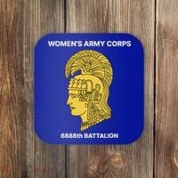 6888th Battalion Six Triple Eighth Black Female Wwii Heroes Coaster thumb 0