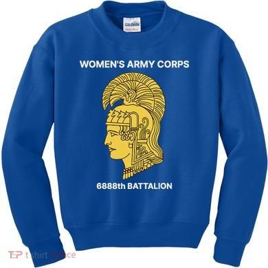 6888th Battalion Six Triple Eighth Black Female Wwii Heroes Kids Sweatshirt