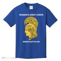 6888th Battalion Six Triple Eighth Black Female Wwii Heroes Kids T-Shirt thumb 0