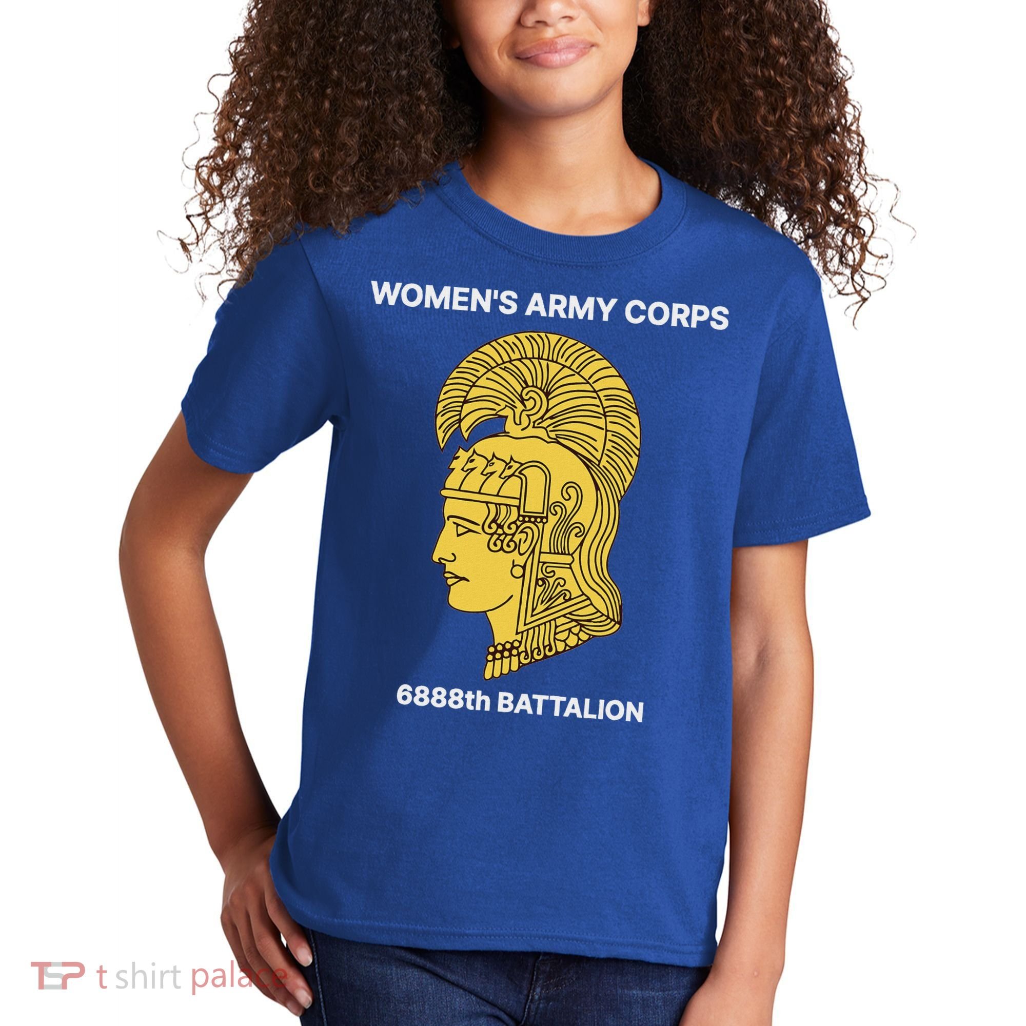 6888th Battalion Six Triple Eighth Black Female Wwii Heroes Kids T-Shirt