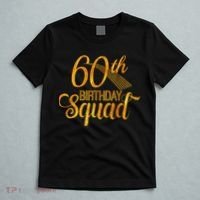 60th Birthday Squad Party Bday Yellow Gold T-Shirt thumb 5