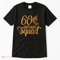 60th Birthday Squad Party Bday Yellow Gold Tall T-Shirt thumb 0