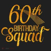 60th Birthday Squad Party Bday Yellow Gold Hat thumb 2