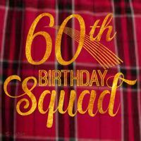 60th Birthday Squad Party Bday Yellow Gold Women's Flannel Plaid Pajama Pants thumb 2