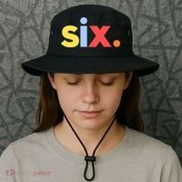 6th Birthday, Six Age 6 Gift Bucket Hat thumb 3