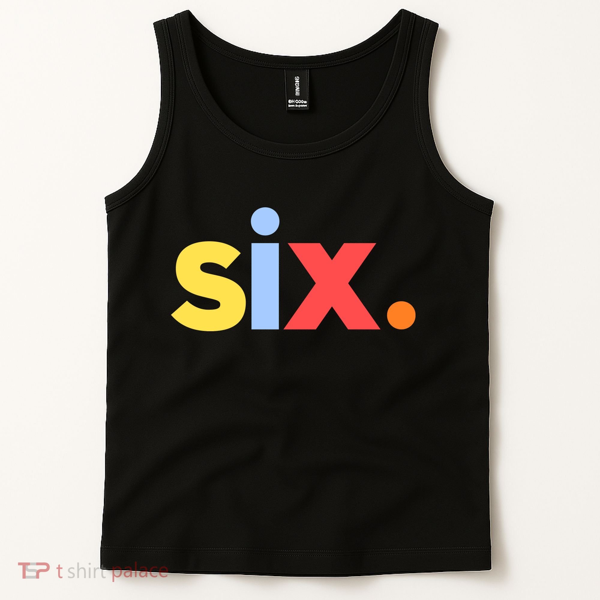 6th Birthday, Six Age 6 Gift Tank Top