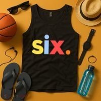 6th Birthday, Six Age 6 Gift Tank Top thumb 4