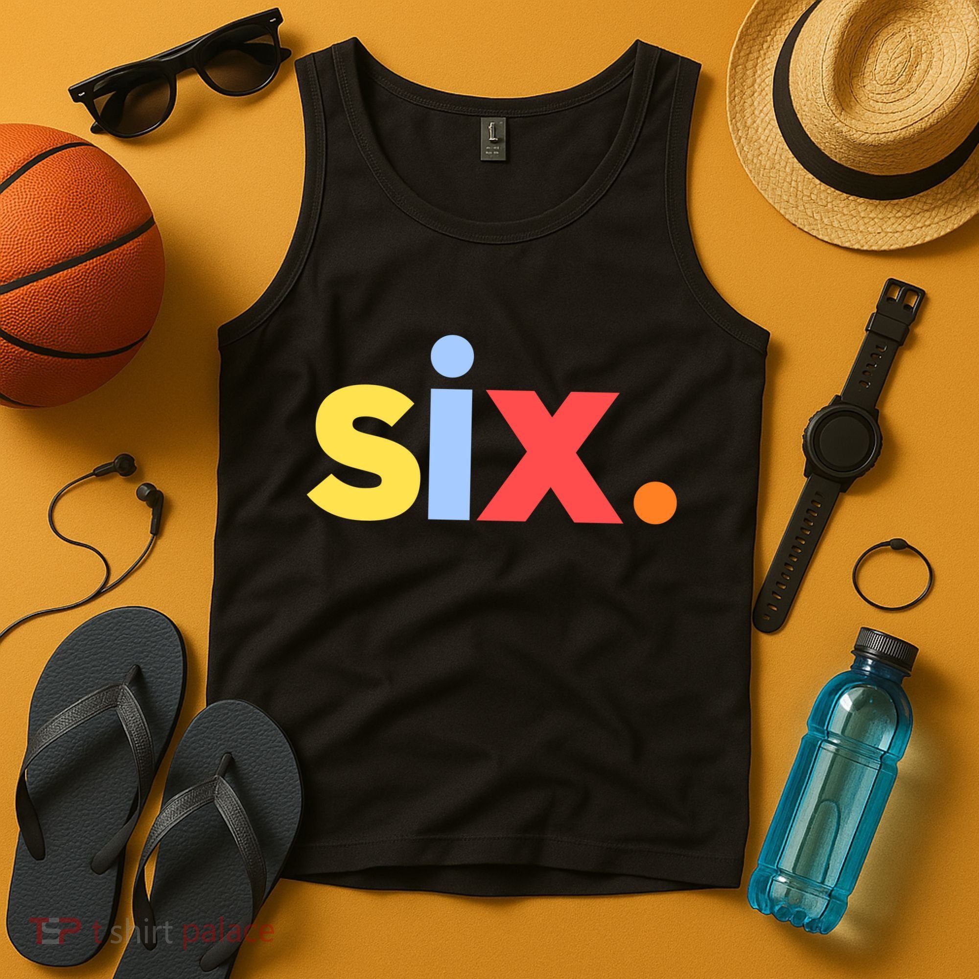 6th Birthday, Six Age 6 Gift Tank Top