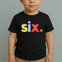 6th Birthday, Six Age 6 Gift Toddler T-Shirt thumb 2