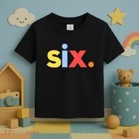 6th Birthday, Six Age 6 Gift Toddler T-Shirt thumb 3