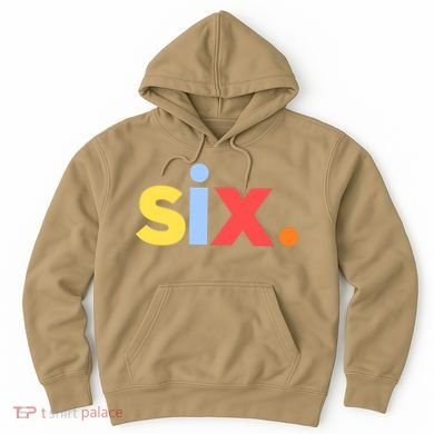6th Birthday, Six Age 6 Gift Hoodie