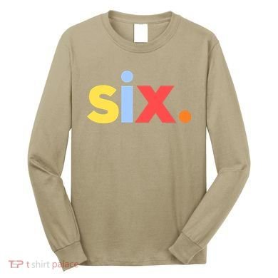 6th Birthday, Six Age 6 Gift Long Sleeve Shirt
