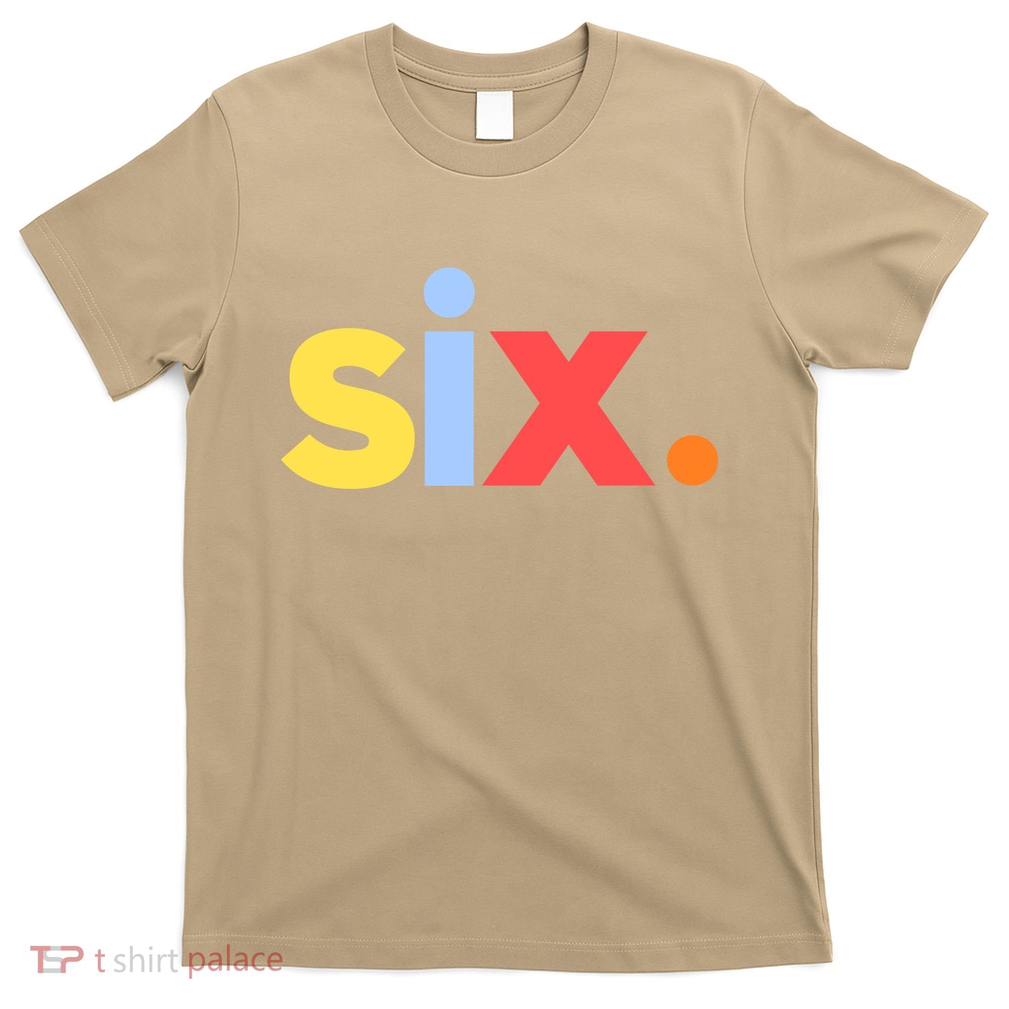 6th Birthday, Six Age 6 Gift T-Shirt