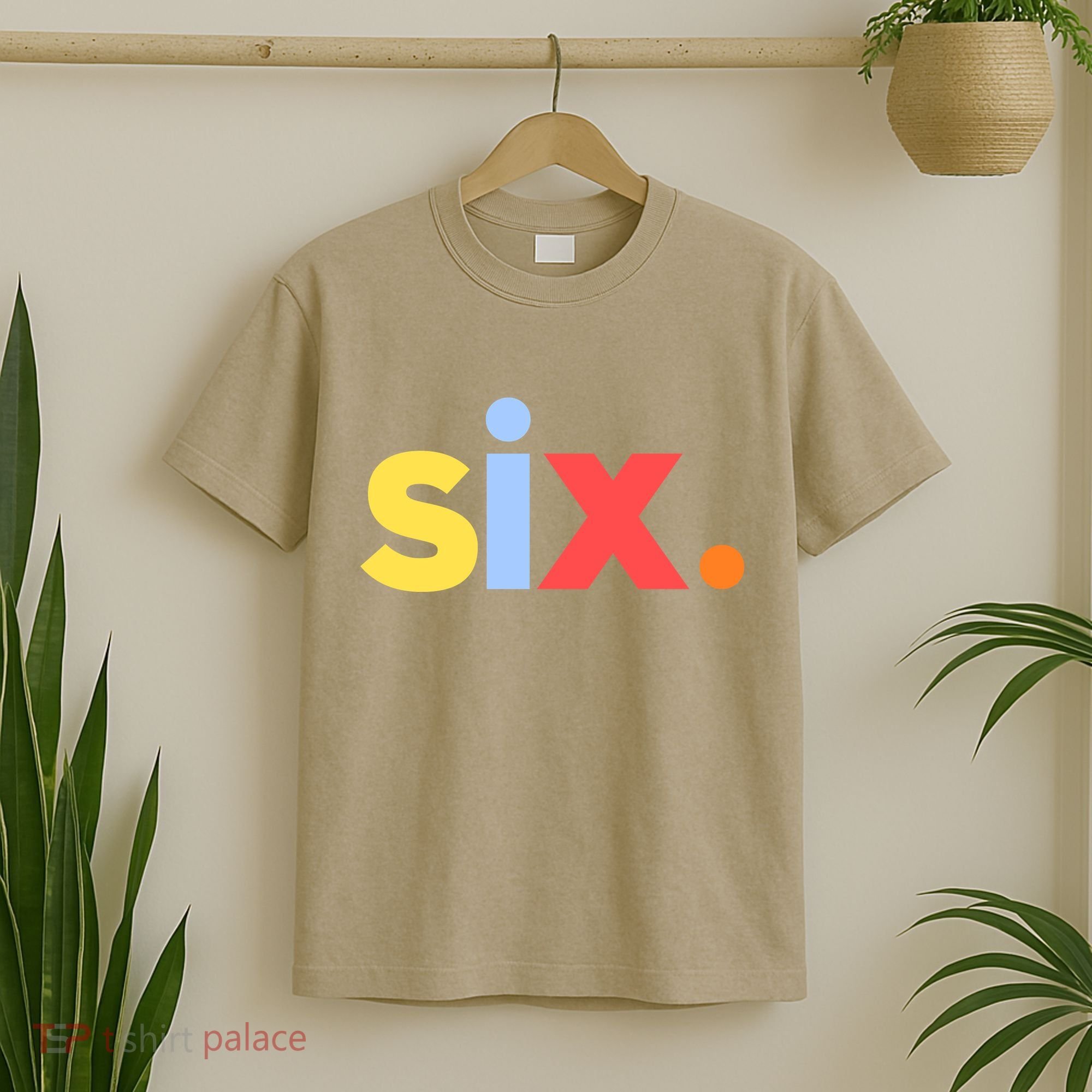 6th Birthday, Six Age 6 Gift T-Shirt
