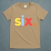 6th Birthday, Six Age 6 Gift T-Shirt thumb 5