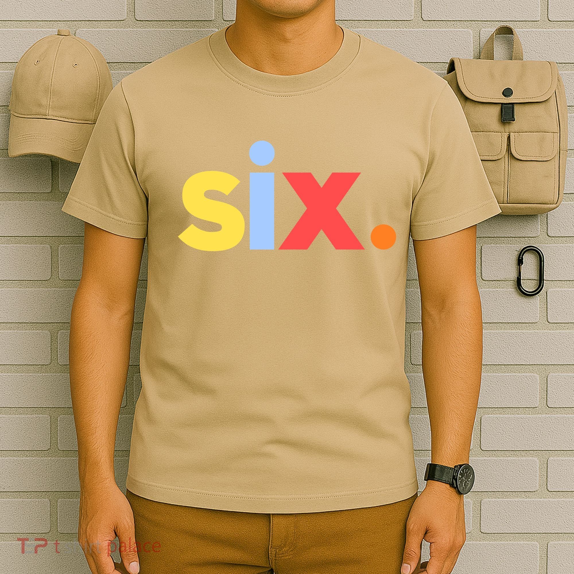 6th Birthday, Six Age 6 Gift T-Shirt