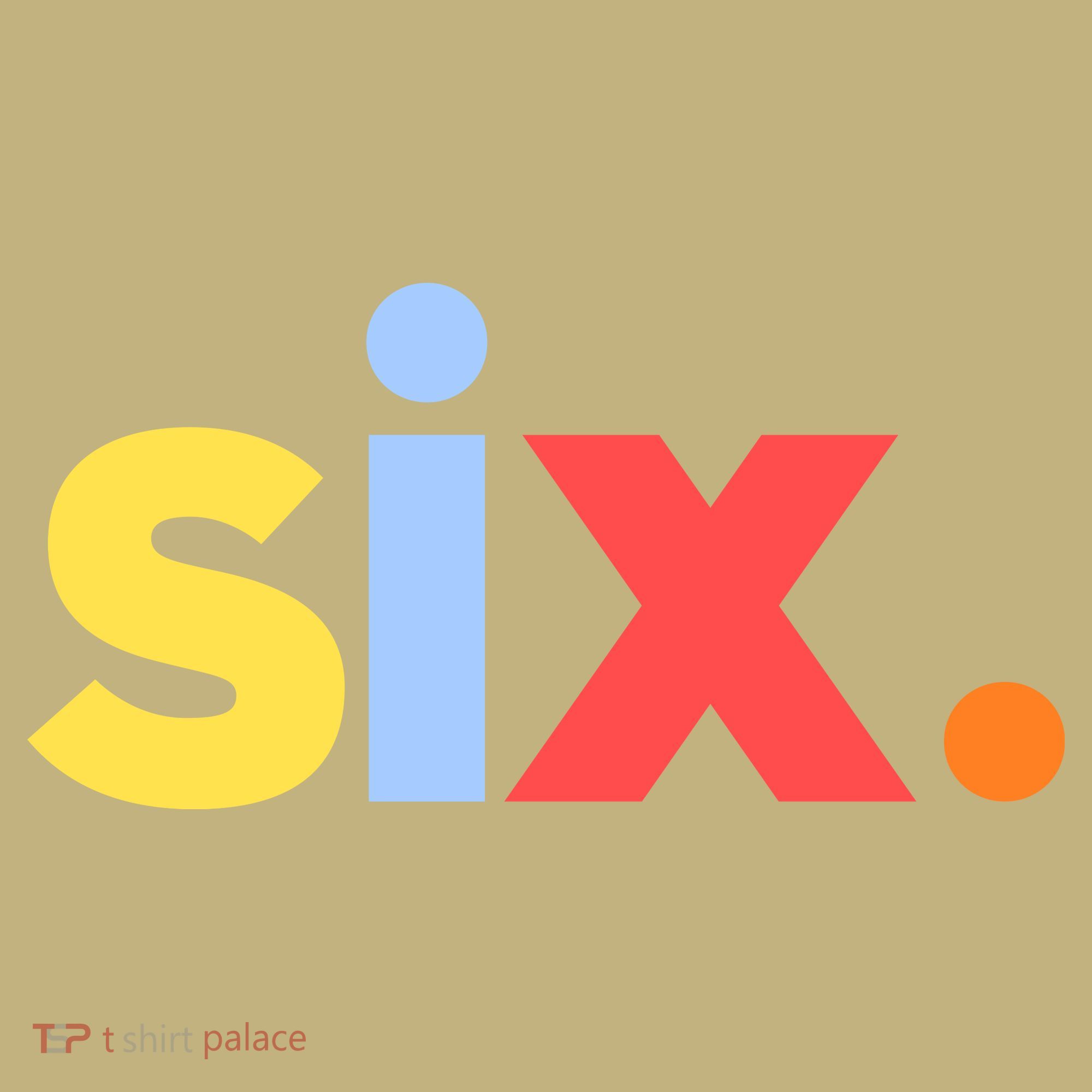 6th Birthday, Six Age 6 Gift Kids T-Shirt