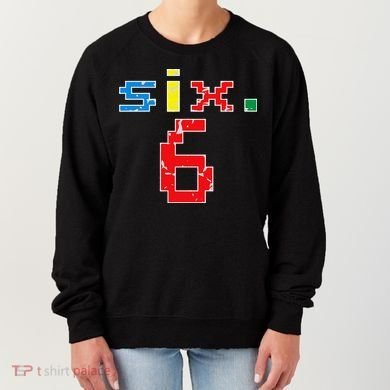 6th Birthday Six Year Old Gift Sixth Number 6 Women's Sweatshirt