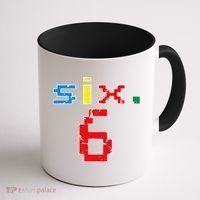 6th Birthday Six Year Old Gift Sixth Number 6 Coffee Mug thumb 1