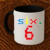 6th Birthday Six Year Old Gift Sixth Number 6 Coffee Mug thumb 2