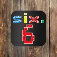 6th Birthday Six Year Old Gift Sixth Number 6 Coaster thumb 0