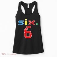 6th Birthday Six Year Old Gift Sixth Number 6 Women's Tank Top thumb 0