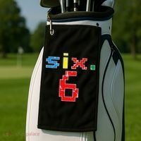 6th Birthday Six Year Old Gift Sixth Number 6 Golf Towel thumb 2