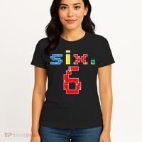 6th Birthday Six Year Old Gift Sixth Number 6 Women's T-Shirt thumb 4