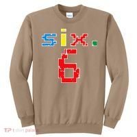 6th Birthday Six Year Old Gift Sixth Number 6 Sweatshirt thumb 0