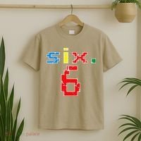 6th Birthday Six Year Old Gift Sixth Number 6 T-Shirt thumb 2
