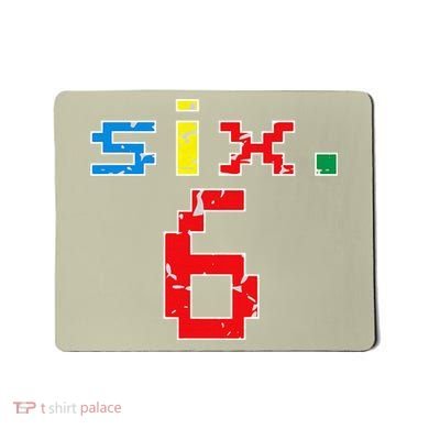 6th Birthday Six Year Old Gift Sixth Number 6 Mousepad