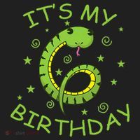6th Birthday Snake As Number Child Hat thumb 2