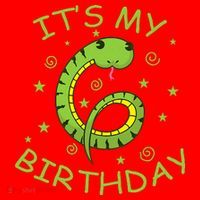 6th Birthday Snake As Number Child Santa Hat thumb 1