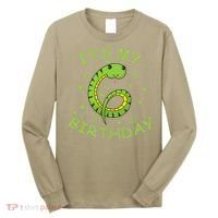 6th Birthday Snake As Number Child Long Sleeve Shirt thumb 0