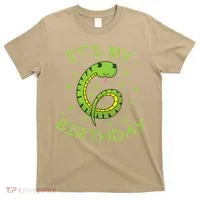 6th Birthday Snake As Number Child T-Shirt thumb 0