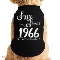 60th Birthday Sassy Since 1966 Doggie Tank thumb 0