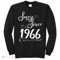 60th Birthday Sassy Since 1966 Sweatshirt thumb 0