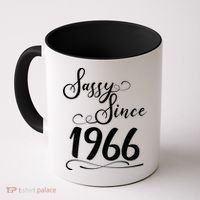 60th Birthday Sassy Since 1966 Coffee Mug thumb 0