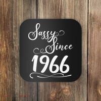 60th Birthday Sassy Since 1966 Coaster thumb 0